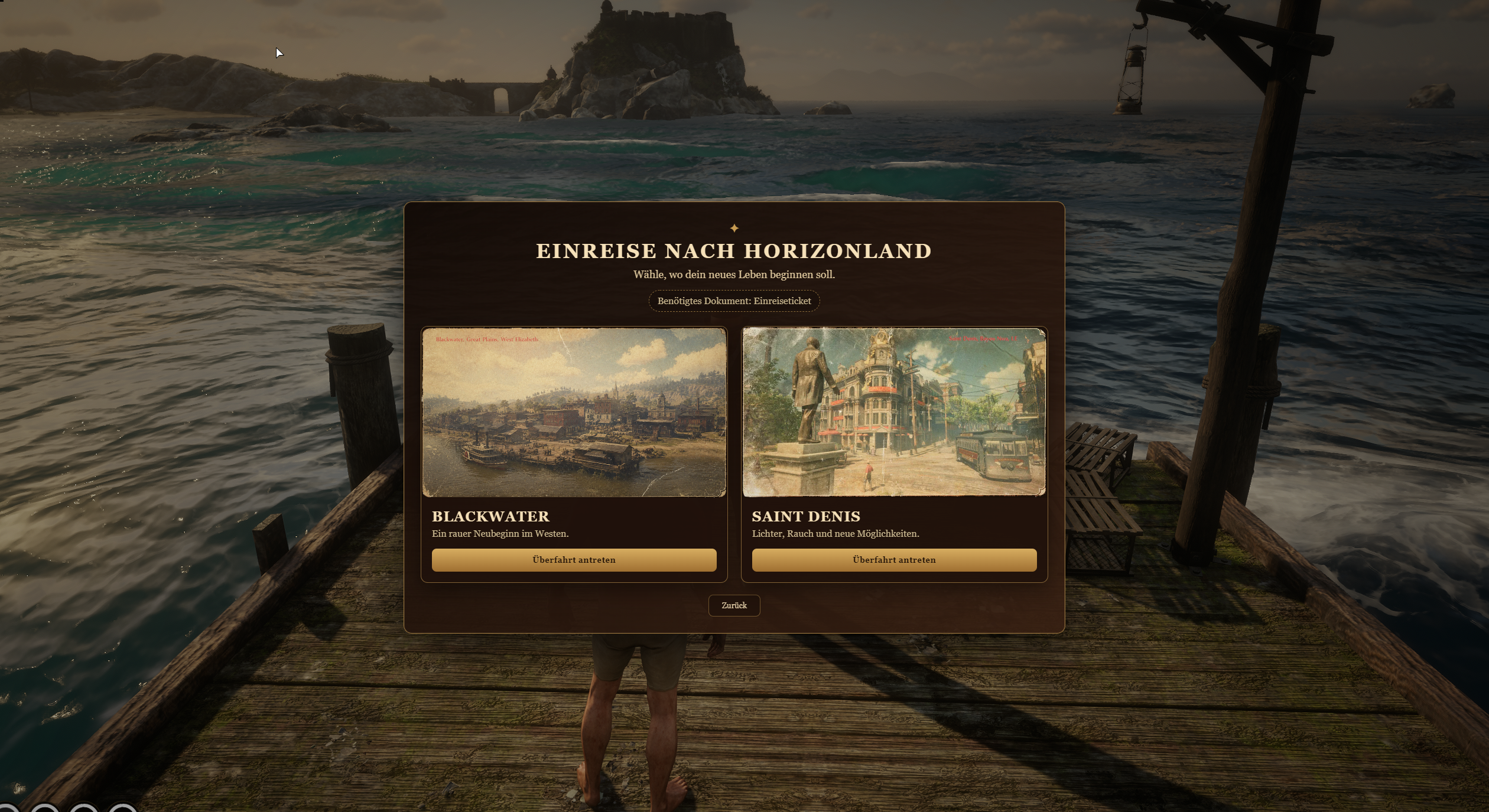 Einreise nach Horizonland